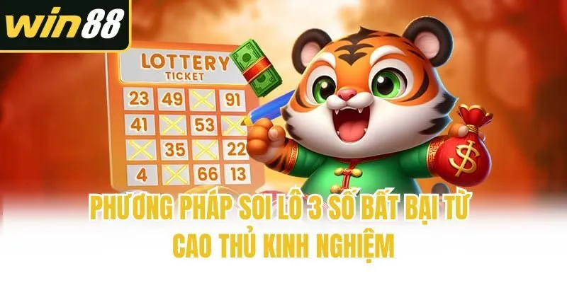 Phương pháp soi lô 3 số bất bại từ cao thủ kinh nghiệm