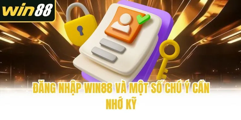 Đăng nhập Win88 và một số chú ý cần nhớ kỹ